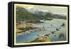 View over Sitka-null-Framed Stretched Canvas