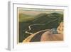 View over Skyline Drive-null-Framed Art Print