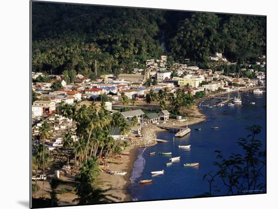 View Over Soufriere, St. Lucia, Windward Islands, West Indies, Caribbean, Central America-Yadid Levy-Mounted Photographic Print