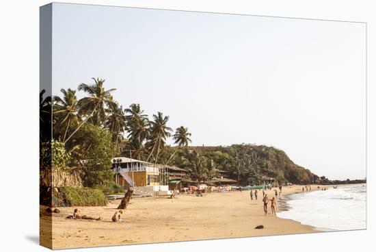 View over South Anjuna Beach, Goa, India, Asia-Yadid Levy-Stretched Canvas