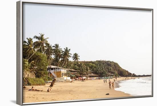 View over South Anjuna Beach, Goa, India, Asia-Yadid Levy-Framed Photographic Print