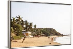 View over South Anjuna Beach, Goa, India, Asia-Yadid Levy-Framed Photographic Print