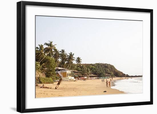 View over South Anjuna Beach, Goa, India, Asia-Yadid Levy-Framed Photographic Print