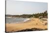 View over South Anjuna Beach, Goa, India, Asia-Yadid Levy-Stretched Canvas