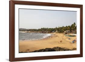 View over South Anjuna Beach, Goa, India, Asia-Yadid Levy-Framed Photographic Print