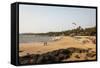 View over South Anjuna Beach, Goa, India, Asia-Yadid Levy-Framed Stretched Canvas