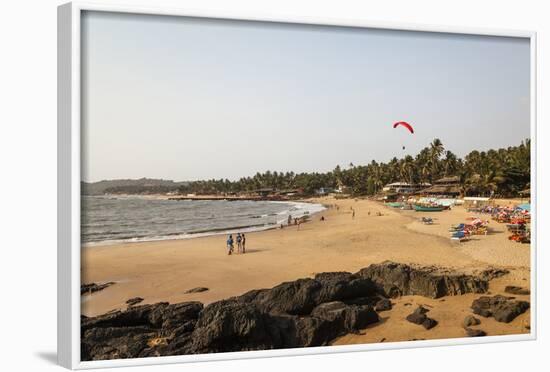 View over South Anjuna Beach, Goa, India, Asia-Yadid Levy-Framed Photographic Print