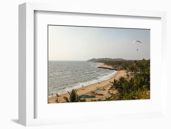 View over South Anjuna Beach, Goa, India, Asia-Yadid Levy-Framed Photographic Print