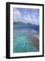 View over South Coast and Coral Reef-Frank Fell-Framed Photographic Print