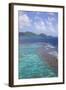 View over South Coast and Coral Reef-Frank Fell-Framed Photographic Print