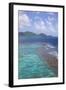 View over South Coast and Coral Reef-Frank Fell-Framed Photographic Print