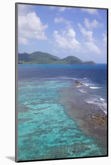 View over South Coast and Coral Reef-Frank Fell-Mounted Photographic Print