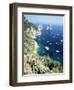 View Over Southern Coast to the Faraglioni Rocks, Island of Capri, Campania, Italy, Mediterranean-Ruth Tomlinson-Framed Photographic Print