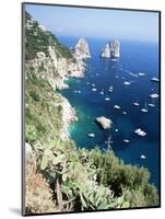 View Over Southern Coast to the Faraglioni Rocks, Island of Capri, Campania, Italy, Mediterranean-Ruth Tomlinson-Mounted Photographic Print