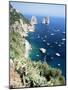 View Over Southern Coast to the Faraglioni Rocks, Island of Capri, Campania, Italy, Mediterranean-Ruth Tomlinson-Mounted Photographic Print