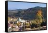 View over St. Blasien with the Monastery, Black Forest, Baden Wurttemberg, Germany, Europe-Markus Lange-Framed Stretched Canvas