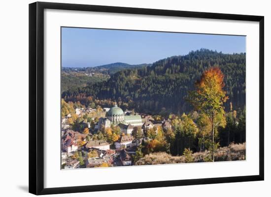 View over St. Blasien with the Monastery, Black Forest, Baden Wurttemberg, Germany, Europe-Markus Lange-Framed Photographic Print