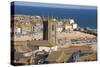 View over St. Ives, Cornwall, England, United Kingdom, Europe-Miles Ertman-Stretched Canvas