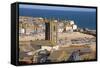 View over St. Ives, Cornwall, England, United Kingdom, Europe-Miles Ertman-Framed Stretched Canvas