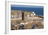 View over St. Ives, Cornwall, England, United Kingdom, Europe-Miles Ertman-Framed Photographic Print