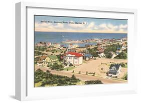 View over Stone Harbor, New Jersey-null-Framed Art Print