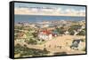 View over Stone Harbor, New Jersey-null-Framed Stretched Canvas