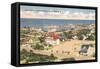 View over Stone Harbor, New Jersey-null-Framed Stretched Canvas