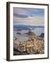 View over Sugarloaf Mountain and City Centre, Rio De Janeiro, Brazil-Peter Adams-Framed Photographic Print