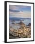 View over Sugarloaf Mountain and City Centre, Rio De Janeiro, Brazil-Peter Adams-Framed Photographic Print