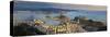 View over Sugarloaf Mountain and City Centre, Rio De Janeiro, Brazil-Peter Adams-Stretched Canvas