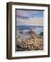 View over Sugarloaf Mountain and City Centre, Rio De Janeiro, Brazil-Peter Adams-Framed Photographic Print