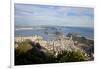 View over Sugarloaf Mountain in Guanabara Bay, Rio de Janeiro-Peter Adams-Framed Photographic Print