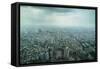 View over Taipei from the 101 Tower, Taipei, Taiwan, Asia-Michael Runkel-Framed Stretched Canvas