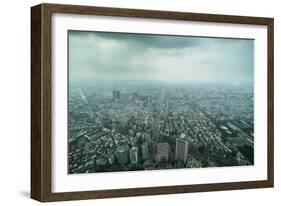 View over Taipei from the 101 Tower, Taipei, Taiwan, Asia-Michael Runkel-Framed Photographic Print