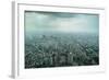 View over Taipei from the 101 Tower, Taipei, Taiwan, Asia-Michael Runkel-Framed Photographic Print