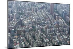 View over Taipei from the 101 Tower, Taipei, Taiwan, Asia-Michael Runkel-Mounted Photographic Print