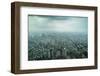 View over Taipei from the 101 Tower, Taipei, Taiwan, Asia-Michael Runkel-Framed Photographic Print