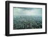 View over Taipei from the 101 Tower, Taipei, Taiwan, Asia-Michael Runkel-Framed Photographic Print