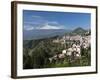 View over Taormina and Mount Etna, Taormina, Sicily, Italy, Europe-Stuart Black-Framed Photographic Print