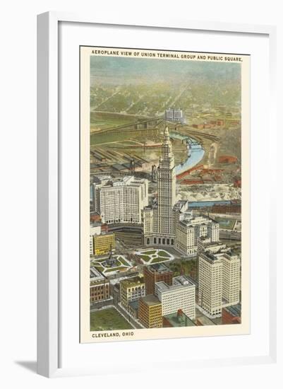 View over Terminal Group, Cleveland, Ohio-null-Framed Art Print