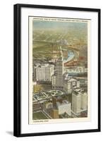 View over Terminal Group, Cleveland, Ohio-null-Framed Art Print