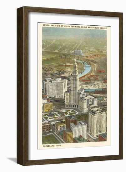 View over Terminal Group, Cleveland, Ohio-null-Framed Art Print