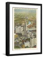 View over Terminal Group, Cleveland, Ohio-null-Framed Art Print