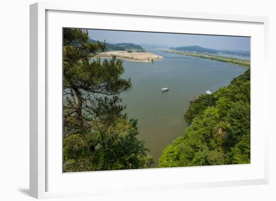 View over the Baengma River from the Buso Mountain Fortress in the Busosan Park-Michael-Framed Photographic Print