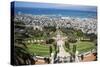 View over the Bahai Gardens, Haifa, Israel, Middle East-Yadid Levy-Stretched Canvas