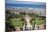 View over the Bahai Gardens, Haifa, Israel, Middle East-Yadid Levy-Mounted Photographic Print