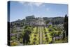 View over the Bahai Gardens, Haifa, Israel, Middle East-Yadid Levy-Stretched Canvas