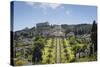 View over the Bahai Gardens, Haifa, Israel, Middle East-Yadid Levy-Stretched Canvas