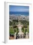 View over the Bahai Gardens, Haifa, Israel, Middle East-Yadid Levy-Framed Photographic Print