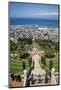 View over the Bahai Gardens, Haifa, Israel, Middle East-Yadid Levy-Mounted Photographic Print